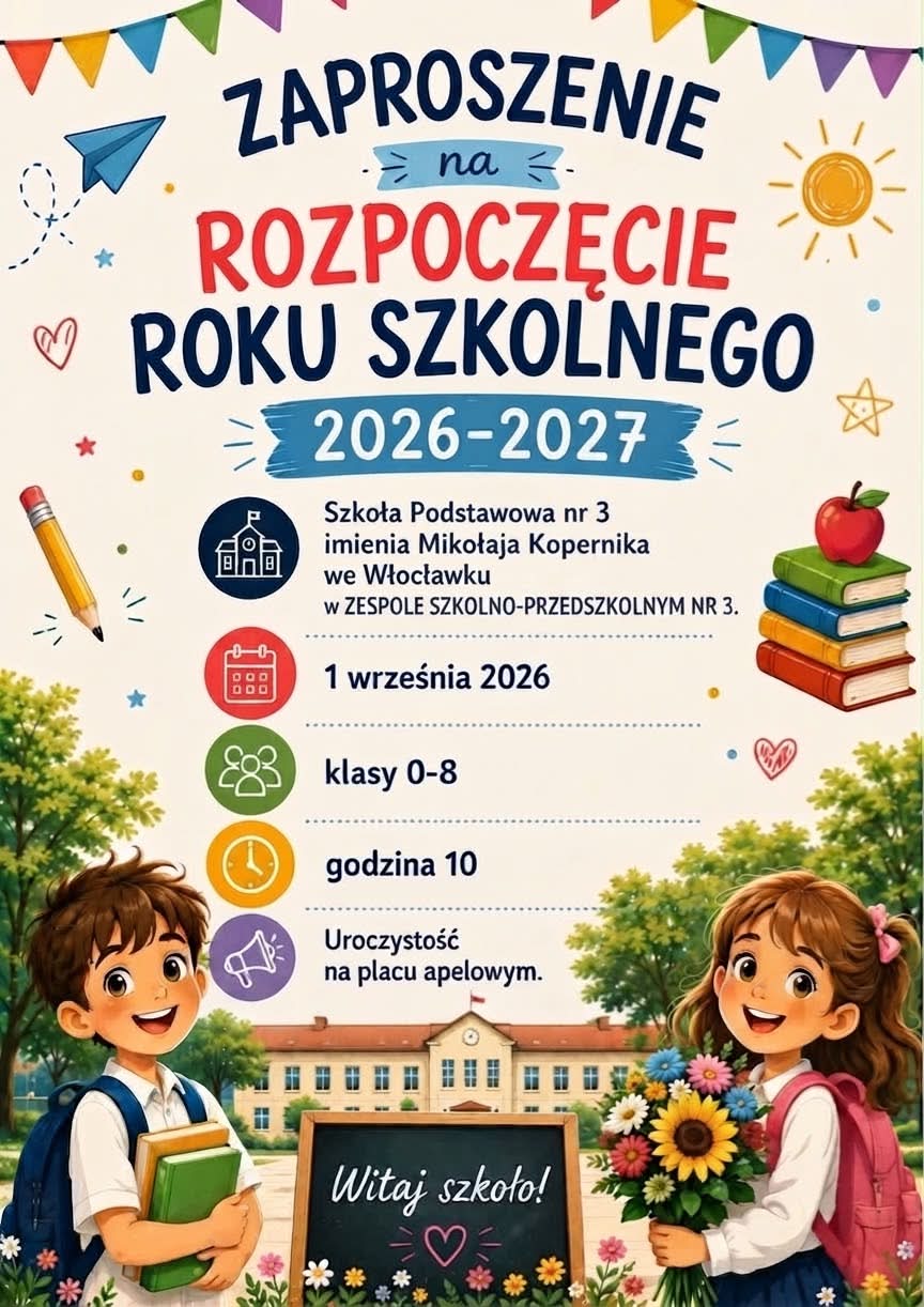Rozpoczęcie roku szkolnego 2026/2027