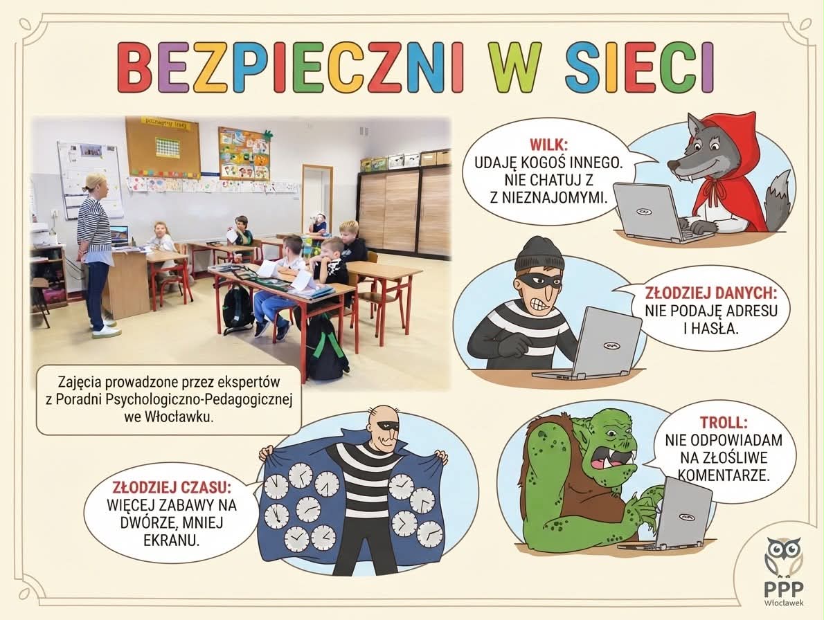 Jak nie dać się złapać w sieci?- spotkanie o bezpieczeństwie i emocjach.